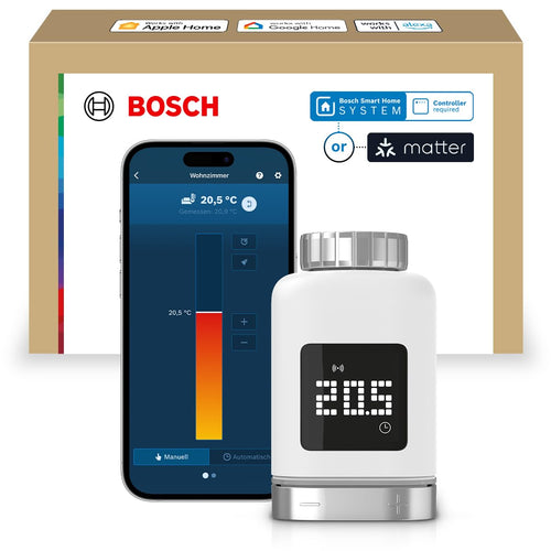 Heizkörperthermostat Smart Zigbee/Thread Matter App-Steuerung