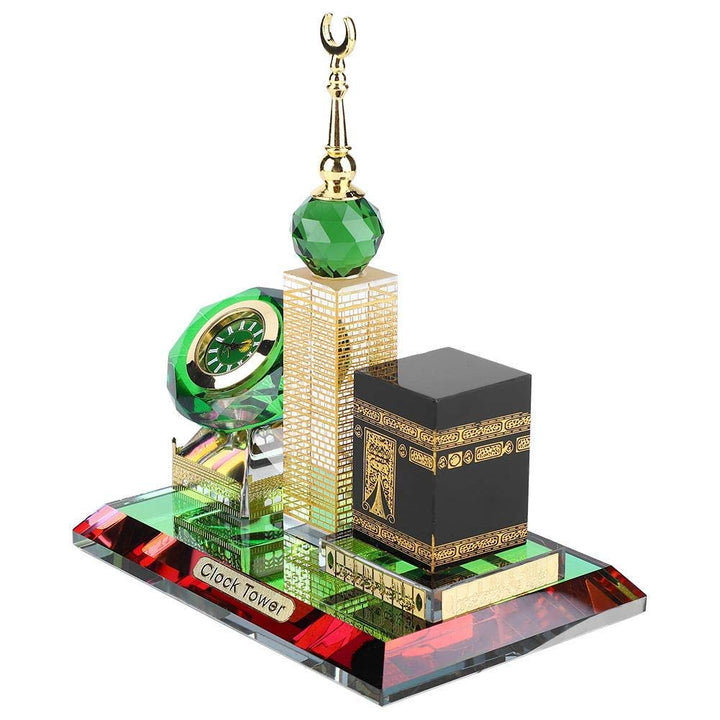 Kaaba Clock Tower Kristallfigur 3-in-1 Islamische Architektur Gold - Bild 7