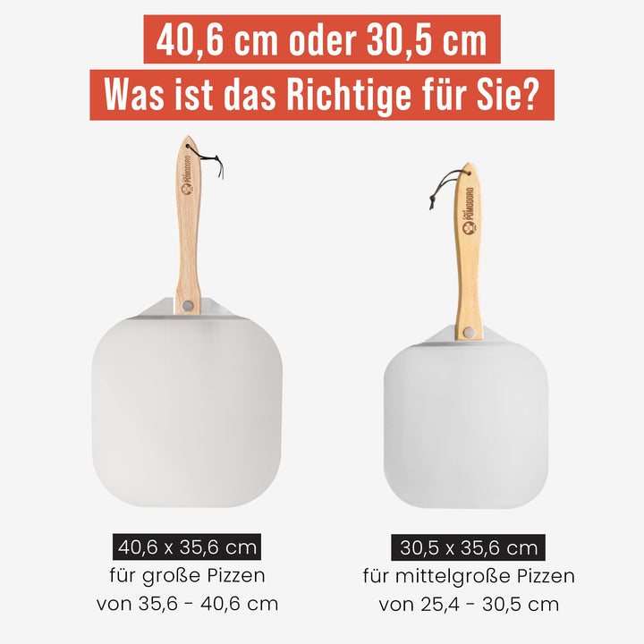 Pizzaschieber perforiert Aluminium mit Klappgriff 35x40 cm - Bild 4