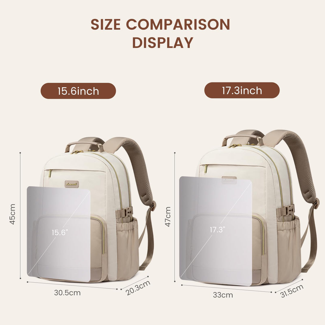Damenrucksack 15,6 Zoll Laptop wasserabweisend mit Becherhalter - Bild 6