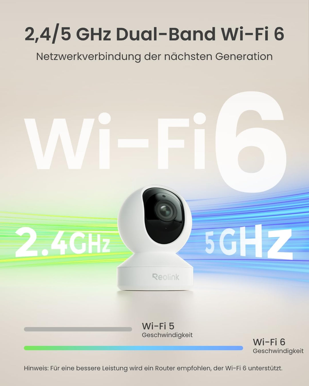 PTZ Überwachungskamera Innen 4K WLAN mit 3x optischem Zoom - Bild 6