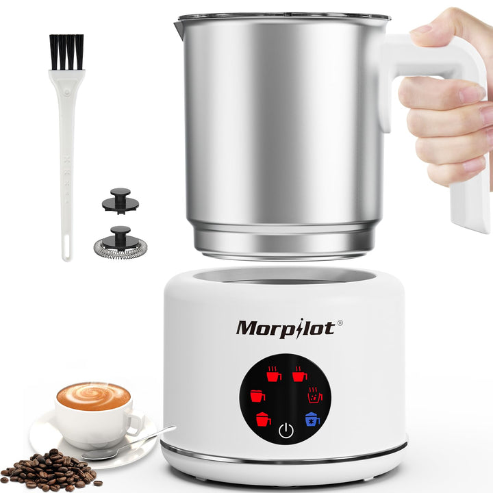 Milchaufschäumer elektrisch 6-in-1 500ml Edelstahl spülmaschinenfest