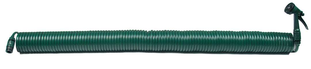 Gartenschlauch-Set Spiralschlauch 30m ausziehbar mit 5-fach Sprühkopf - Bild 2