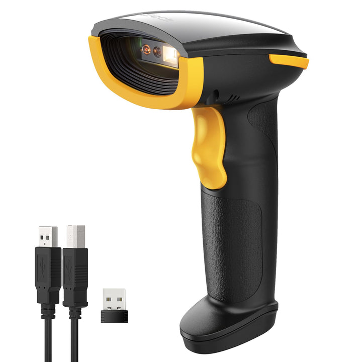 Barcode Scanner Kabellos 1D 2D QR Code Bluetooth 2.4G USB
