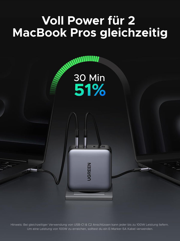 USB-C Ladegerät 200W GaN 4-Port PD3.1 für Laptop &amp; Smartphone - Bild 2