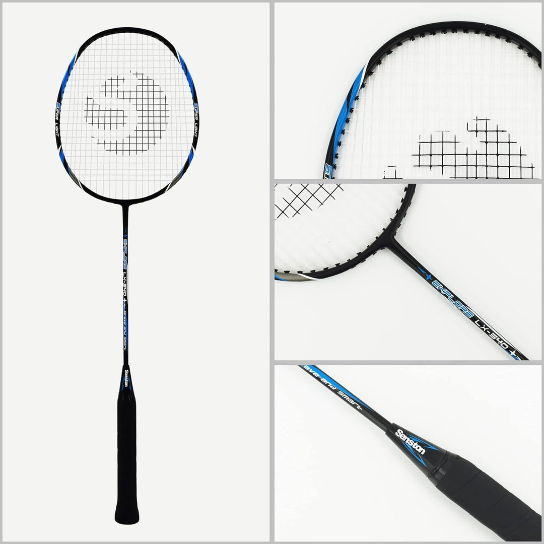 Badminton-Set Carbon-Aluminium 2 Schläger mit Tasche für Freizeit - Bild 5