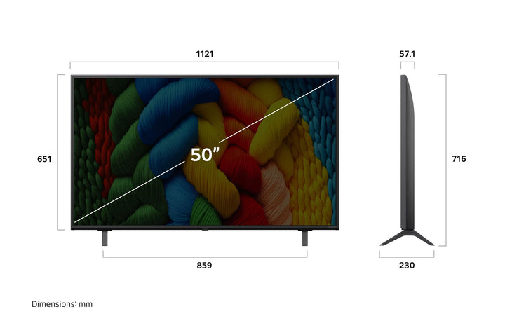 4K NanoCell TV 50 Zoll mit AI-Prozessor und webOS 25 - Bild 5