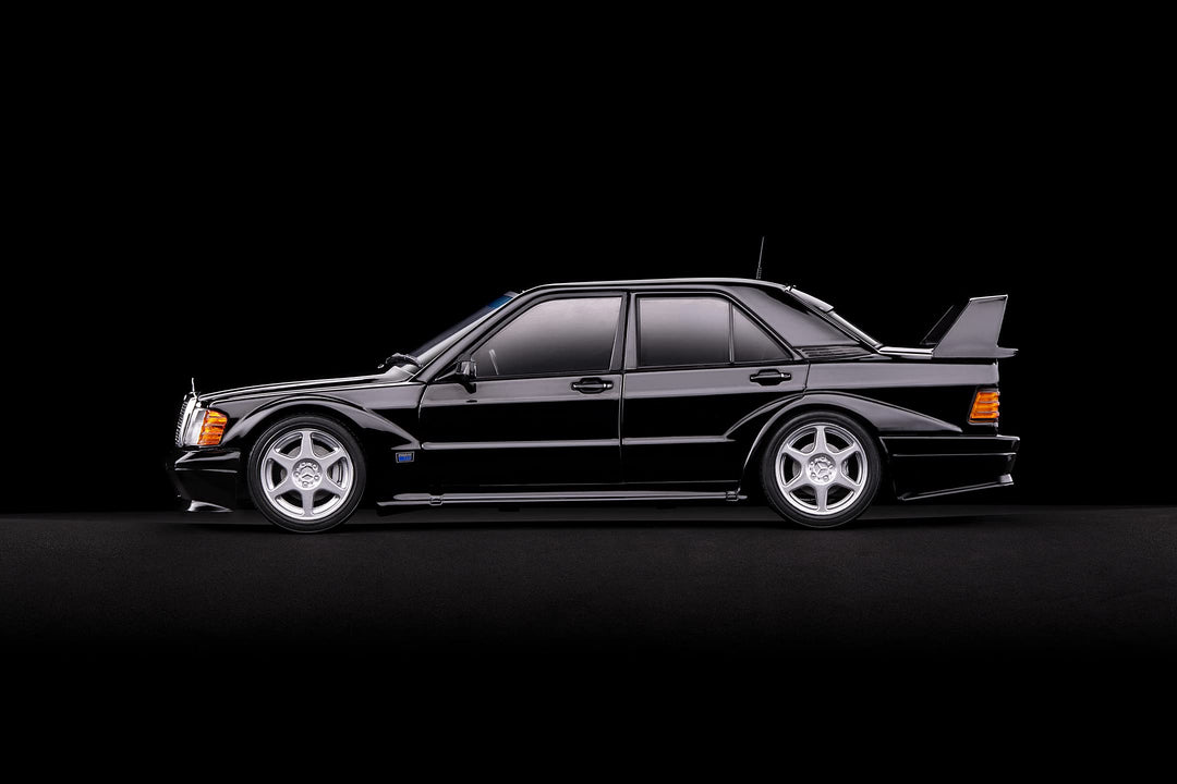 Modellauto Mercedes-Benz 190E Evo II Druckguss Metall 1:18 schwarz - Bild 7