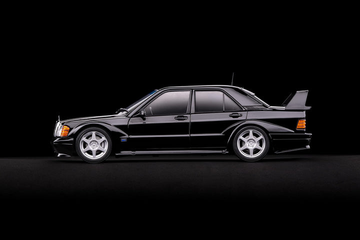 Modellauto Mercedes-Benz 190E Evo II Druckguss Metall 1:18 schwarz - Bild 7