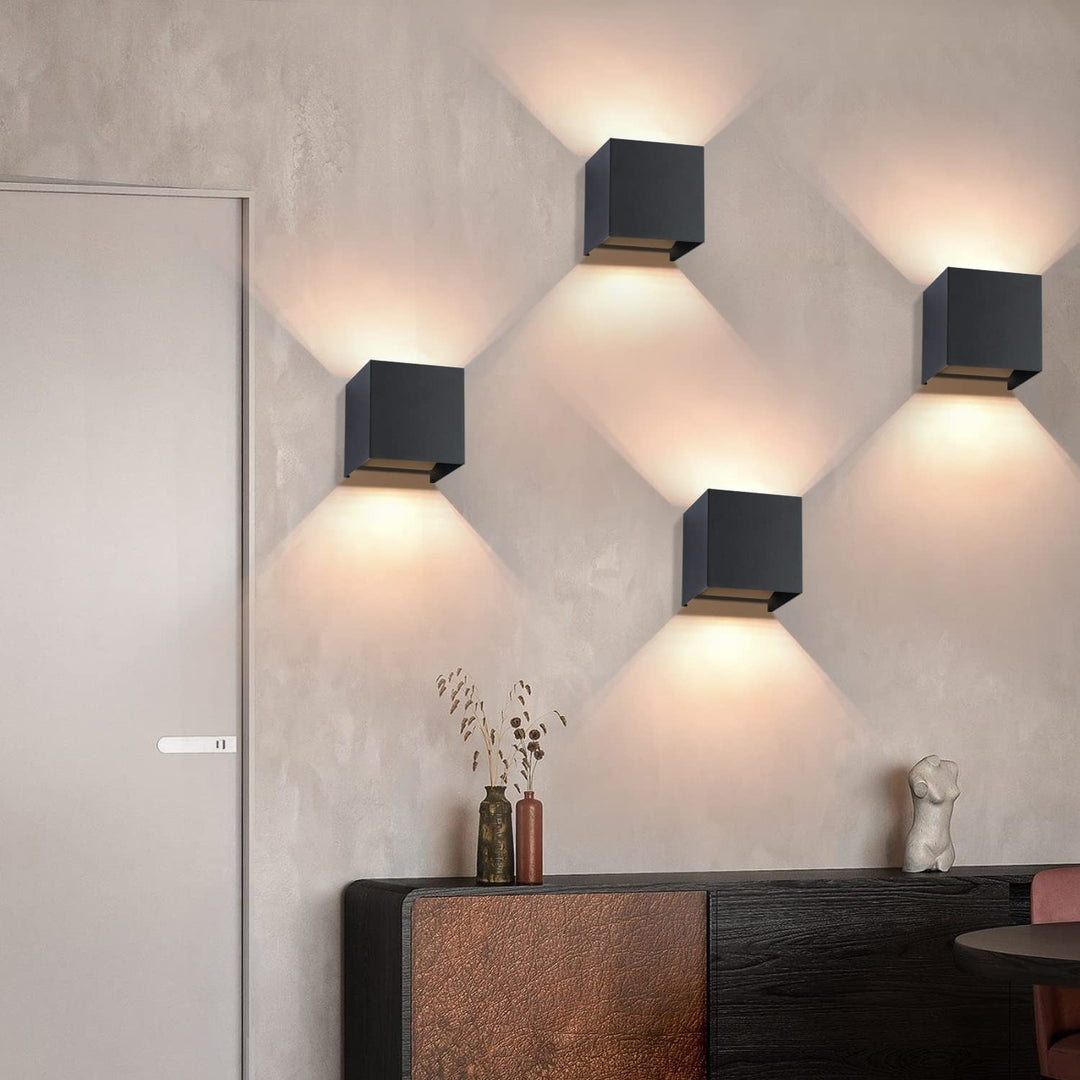 Wandleuchte Aussen/Innen 4er-Set G9 LED Aluminium IP54 3000K - Bild 9