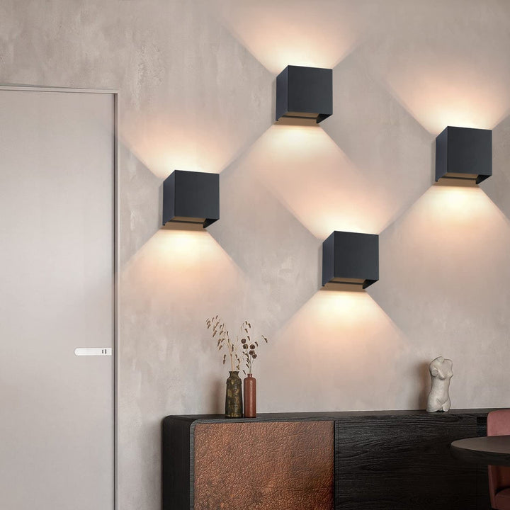 Wandleuchte Aussen/Innen 4er-Set G9 LED Aluminium IP54 3000K - Bild 9