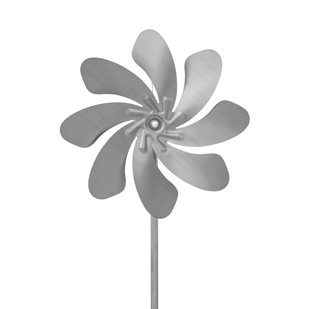 Windrad Edelstahl 28cm Rotor kugelgelagert mit Windfahne 360° - Bild 6