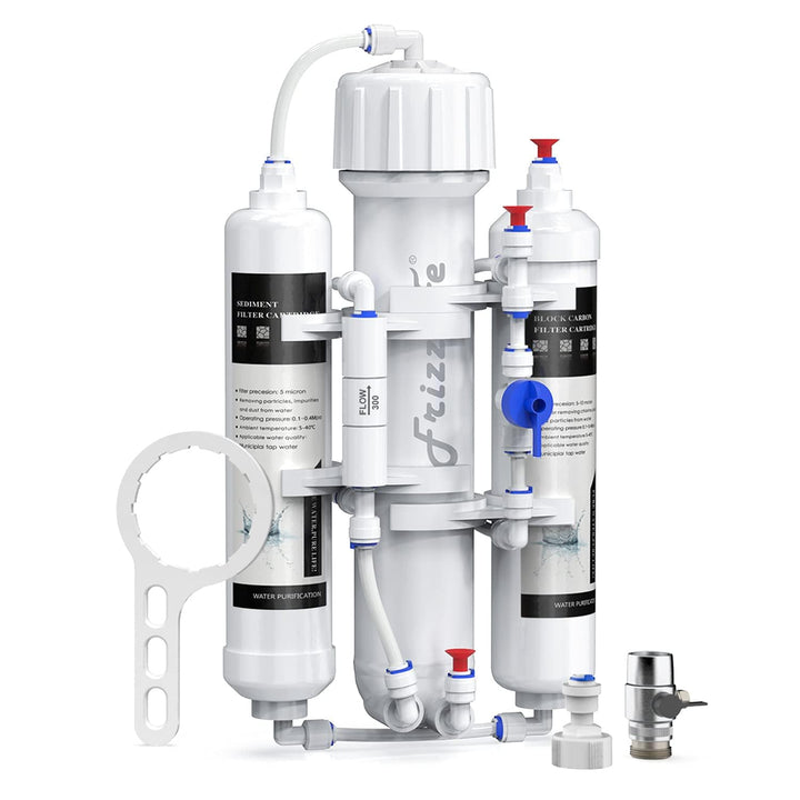 Umkehrosmoseanlage Aquarium 3-stufig 50 GPD für Diskus- und Meerwasserfische