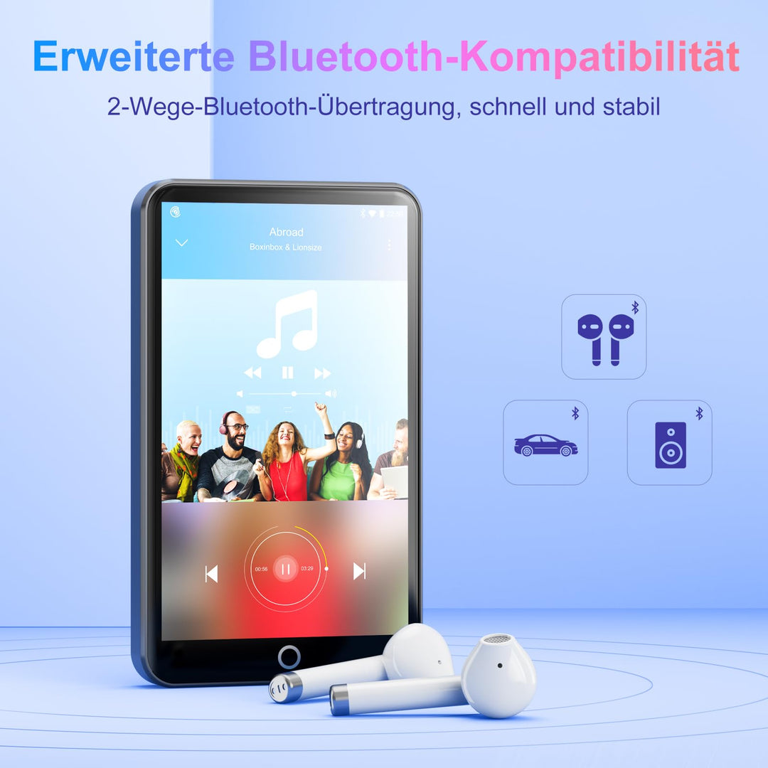 MP3 Player Android WLAN Bluetooth 4-Zoll Display 512 GB erweiterbar - Bild 5