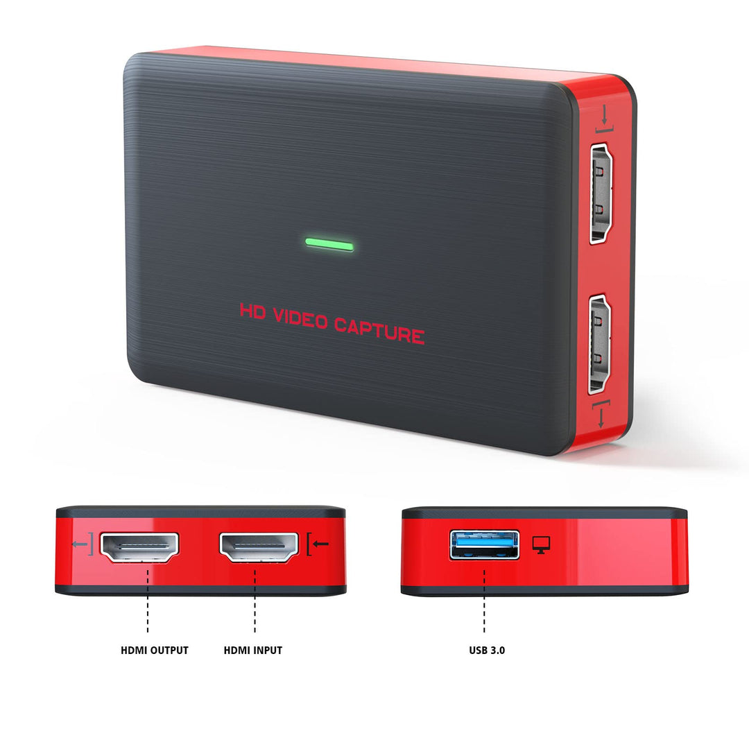Video Capture Card USB 3.0 Full HD 1080p 60fps HDMI fuer PC - Bild 2