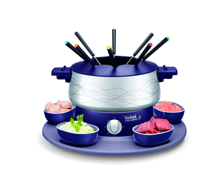 Elektrisches Fondue-Set 8 Personen mit Drehplatte antihaftbeschichtet - Bild 5