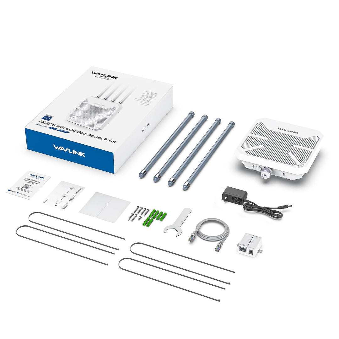 Outdoor WLAN Repeater WiFi 6 AX3000 IP67 PoE bis 1 km Reichweite - Bild 8