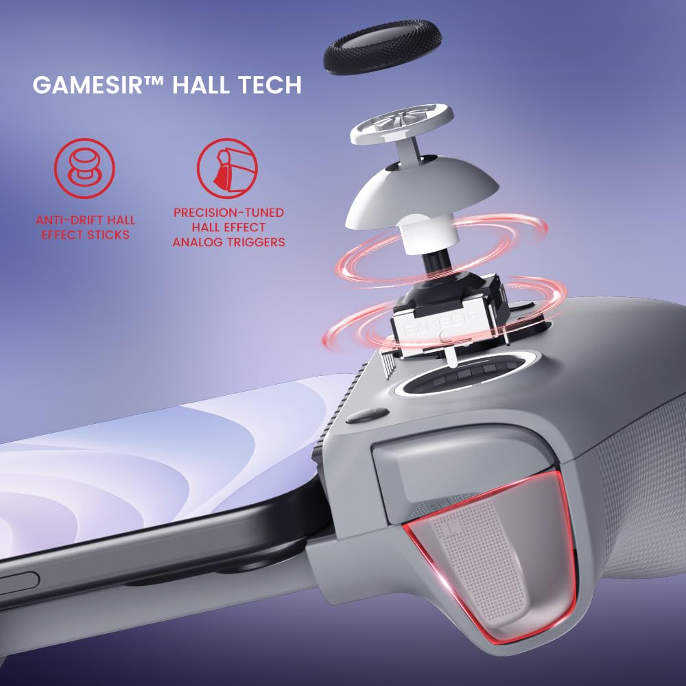 Mobile Gaming Controller Typ-C mit Hall-Effect Joysticks für Android &amp; iPhone 15 - Bild 2