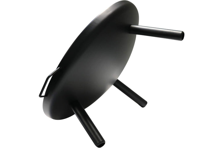Feuerschale Eisen 58 cm schwarz mit 3 Füssen für Garten und Terrasse - Bild 3