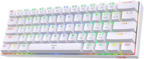 Gaming Tastatur 60% mechanisch RGB 61 Tasten Hot-Swap kabelgebunden