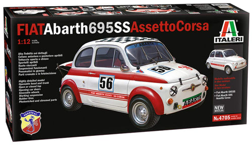 Modellbausatz Fiat Abarth 695 SS/Assetto Corsa 1:12 Plastik