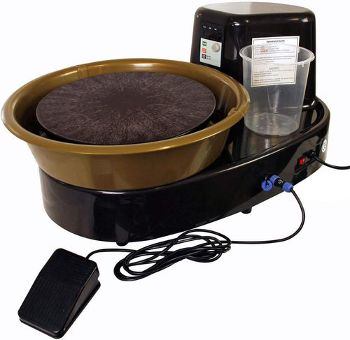 Töpferscheibe elektrisch 250W mit LCD und Fusspedal 29cm