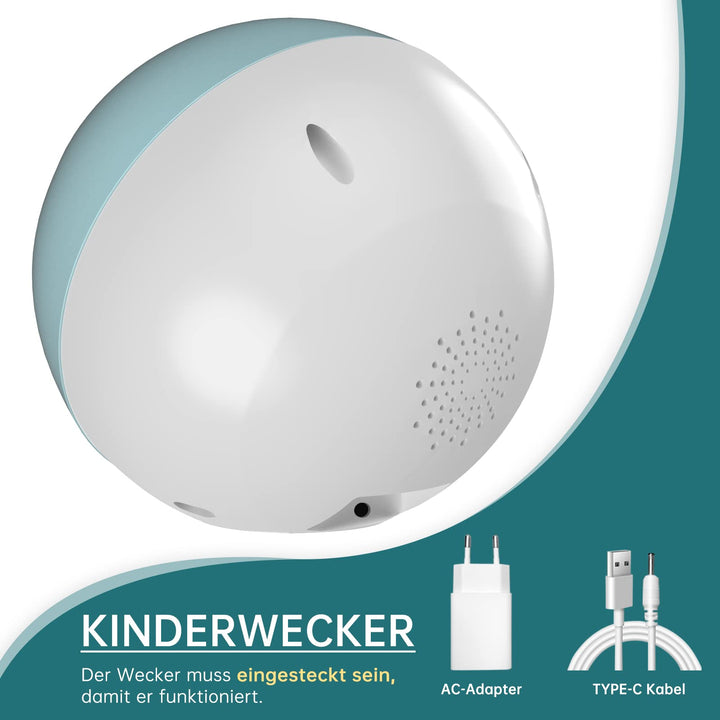 Kinderwecker Schlaftrainer mit 9 Nachtlichtern und Schlafgeräuschen - Bild 8