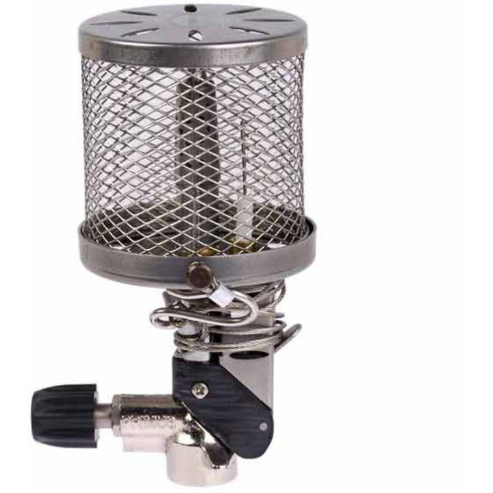 Gaslaterne Camping Piezozündung Edelstahlgitter 360 Lumen kompakt - Bild 3