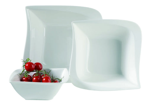 Schalenset 3-teilig Porzellan weiss 650 ml bis 2 L für Tisch
