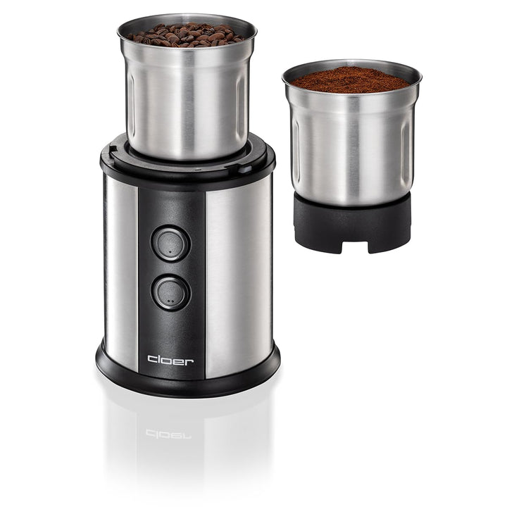 Elektrische Kaffee- und Gewürzmühle 350W 2 Edelstahlbehälter - Bild 12