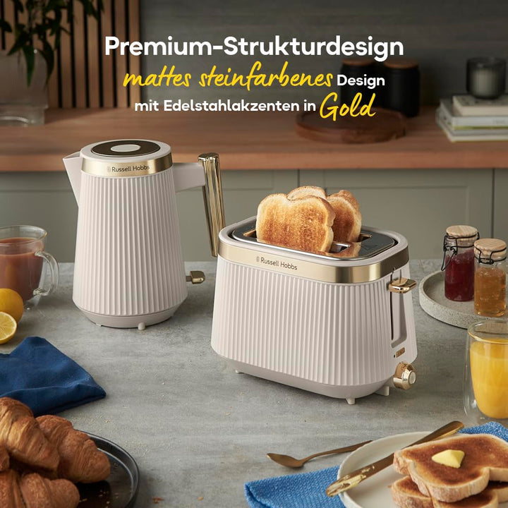 Toaster 2-Scheiben Steingrau mit Lift &amp; Look Funktion und Brötchenaufsatz - Bild 10
