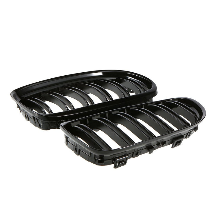 Kühlergrill BMW E90 E91 LCI Doppellamellen ABS glänzend schwarz - Bild 6
