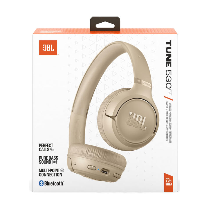 On-Ear-Kopfhörer Bluetooth 76h Akku USB-C Schnellladung Beige - Bild 10