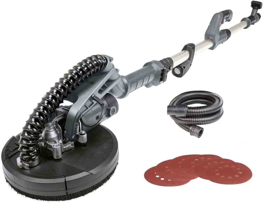 Wand- und Deckenschleifer 710W Ø225mm teleskopierbar mit LED