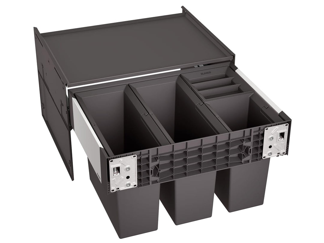 Abfallsystem Küche 60 cm Unterschrank 4-Eimer Mülltrennung
