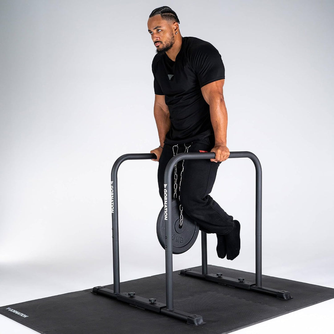 Dip Barren verstellbar Stahl 90 cm für Calisthenics &amp; Home Gym - Bild 8