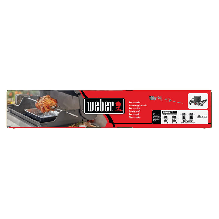 Drehspieß-Set Edelstahl für Spirit &amp; Searwood Grills bis 4,5 kg - Bild 3