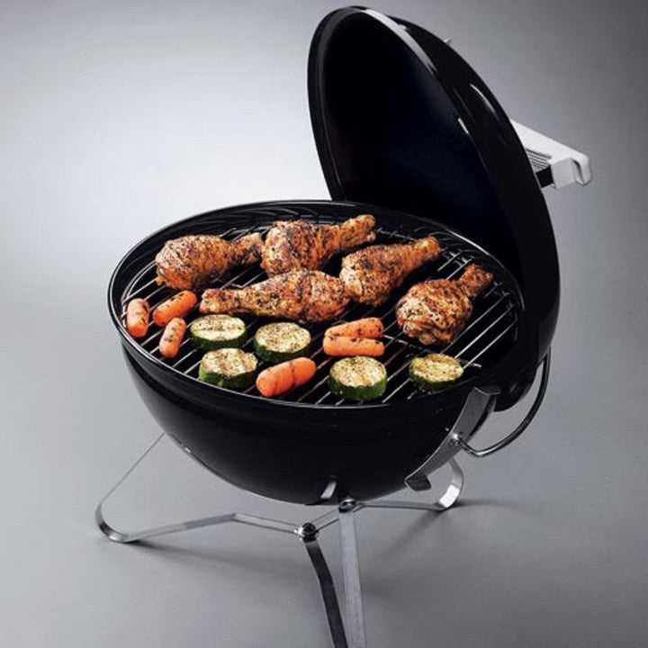 Holzkohlegrill tragbar Ø 37 cm dreifl. vernickelter Rost für Camping - Bild 4