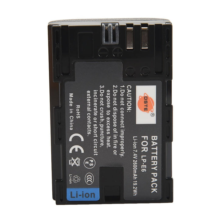 Kamera-Akku LP-E6 2er-Set mit Dual-Ladegerät für Canon EOS - Bild 6