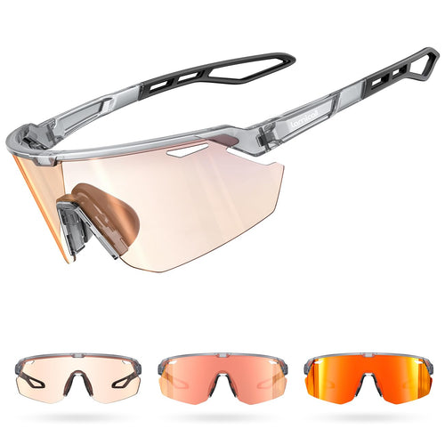 Selbsttönende Fahrradbrille TR90 UV400 für Damen und Herren