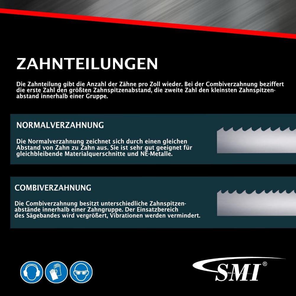 Bandsägeblatt Bi-Metall M42 1335x13x0,65mm 18 ZpZ 2er-Set - Bild 5