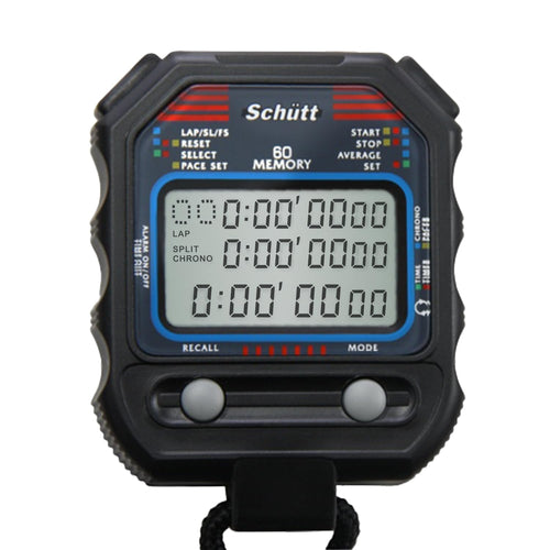 Stoppuhr Digital 60-Speicher Dualtimer spritzwasserfest für Trainer