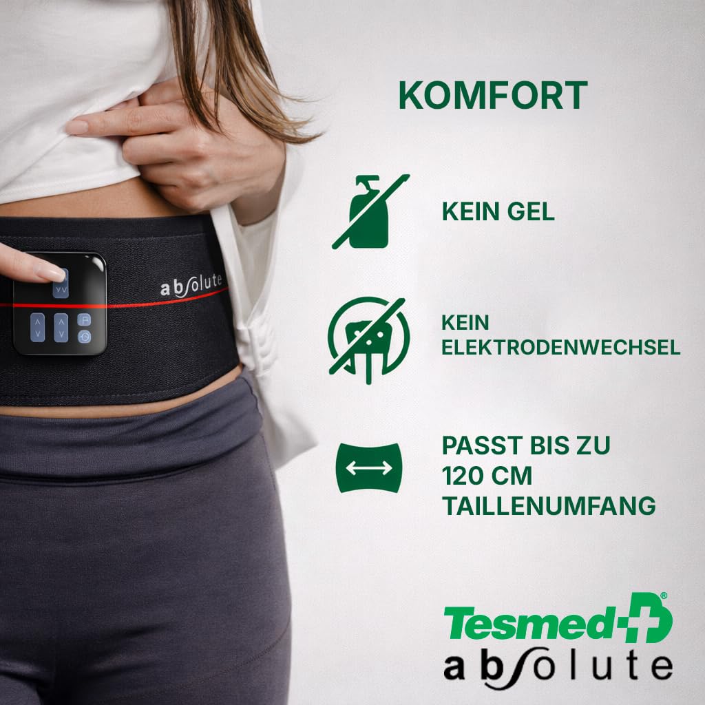 EMS Bauchmuskeltrainer Gürtel kabellos 99 Stufen wiederaufladbar - Bild 6