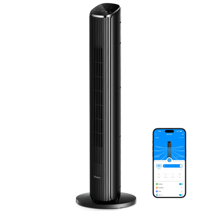 Turmventilator Smart 75° Oszillation 8 Stufen App-Steuerung