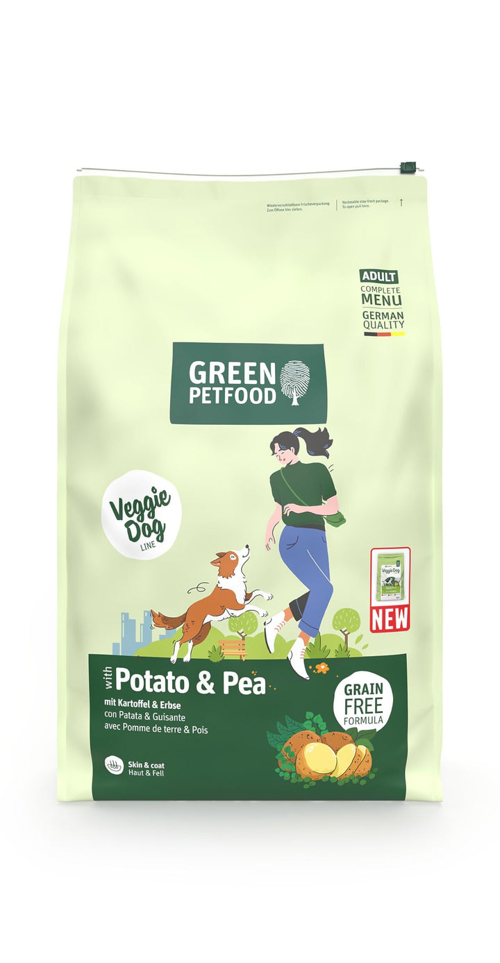 Vegetarisches Trockenfutter Hund Kartoffel &amp; Erbse getreidefrei 10 kg - Bild 2