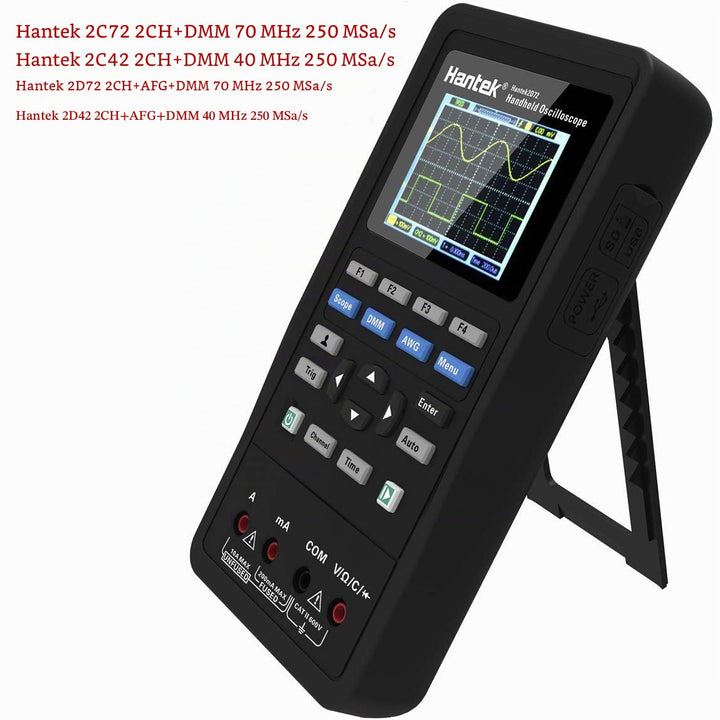 Oszilloskop 3-in-1 mit Multimeter &amp; Wellenformgenerator 70 MHz USB - Bild 2
