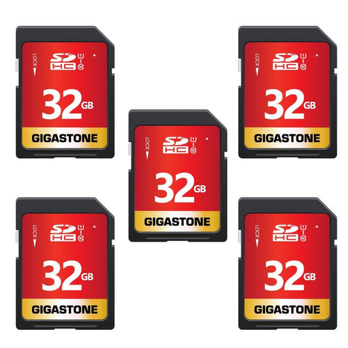 SDHC Speicherkarte 32 GB 5er-Pack UHS-I U1 80 MB/s Full HD