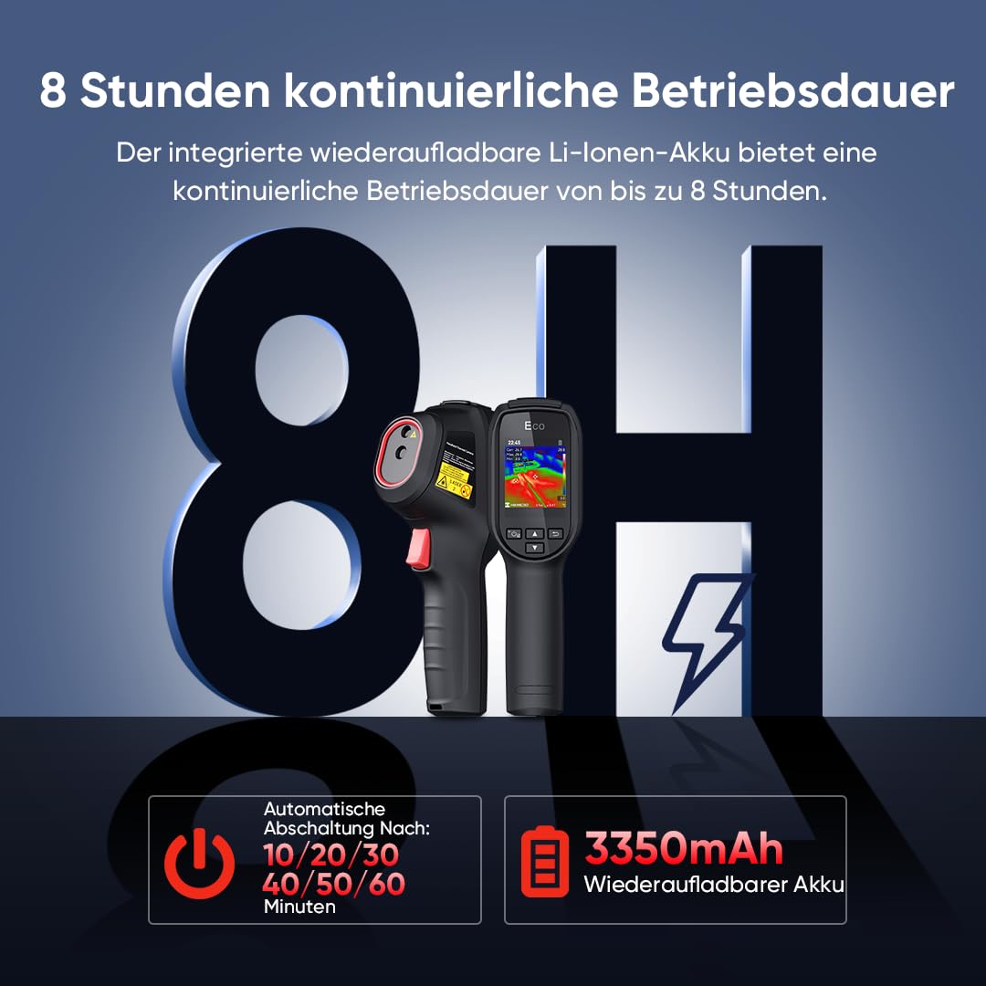 Wärmebildkamera 240x240 SuperIR mit Laserpointer für Hausinspektion - Bild 5