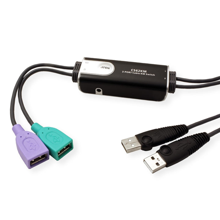 KM Switch 2-Port USB Boundless Switching ohne Netzteil - Bild 2