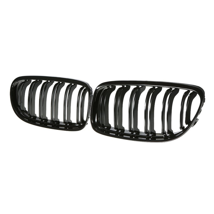Kühlergrill BMW E90 E91 LCI Doppellamellen ABS glänzend schwarz